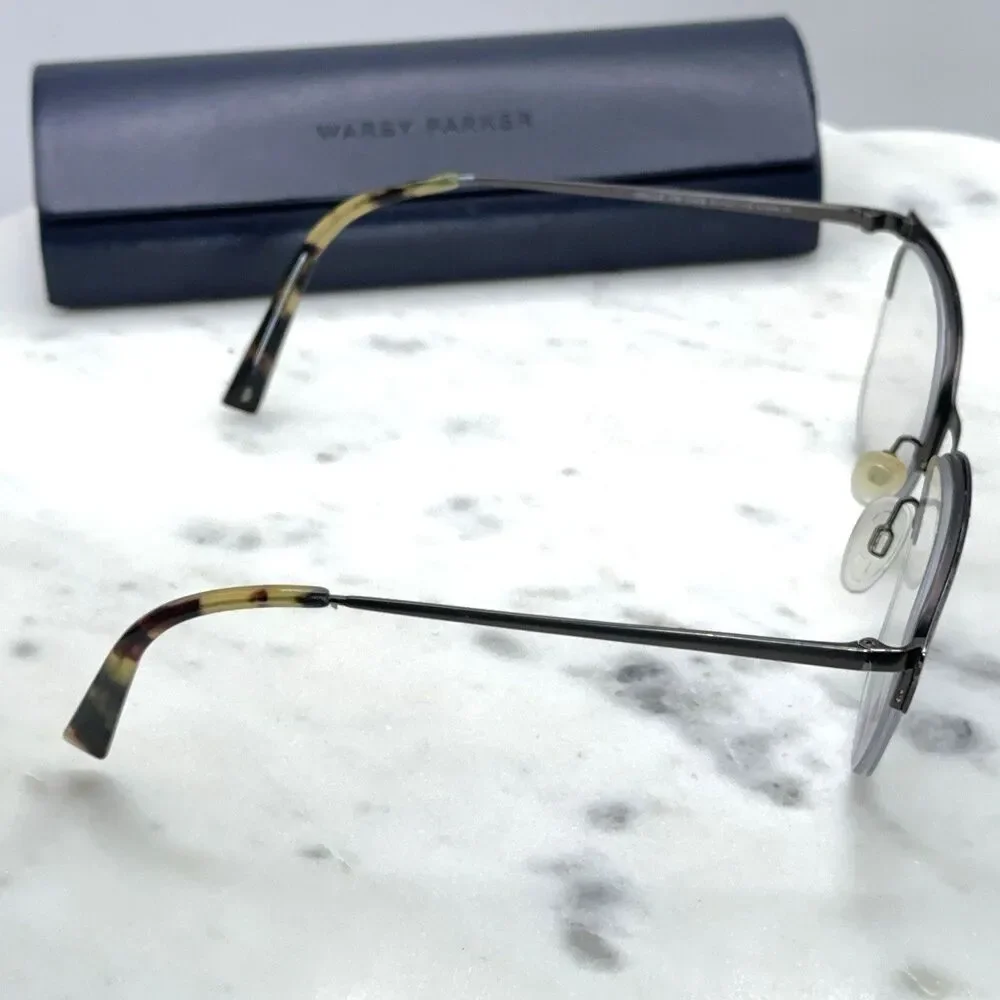 Warby Parker Wallis XW 2306 Carbon Semi-Rimless/Half-Rim Eyeglasses Frames Only
